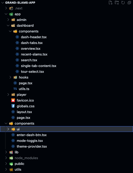 app router folder structure